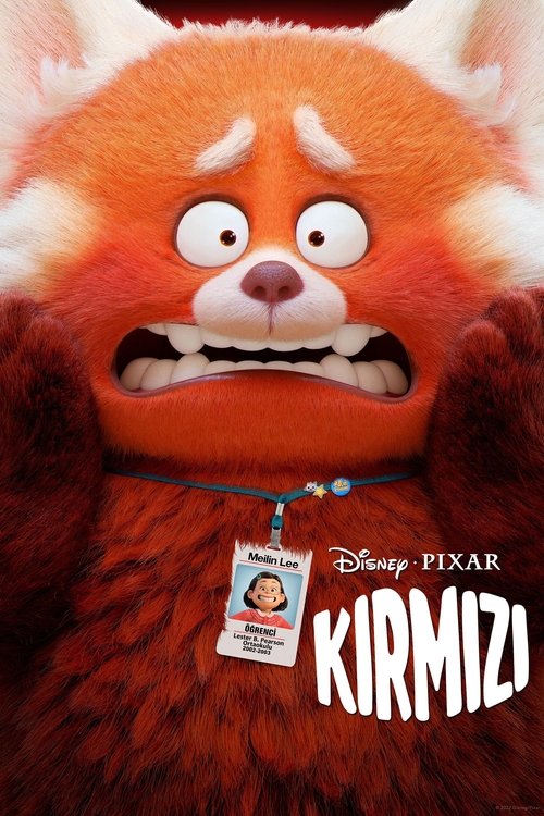 kırmızı poster