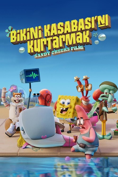bikini kasabası'nı kurtarmak: sandy cheeks filmi poster