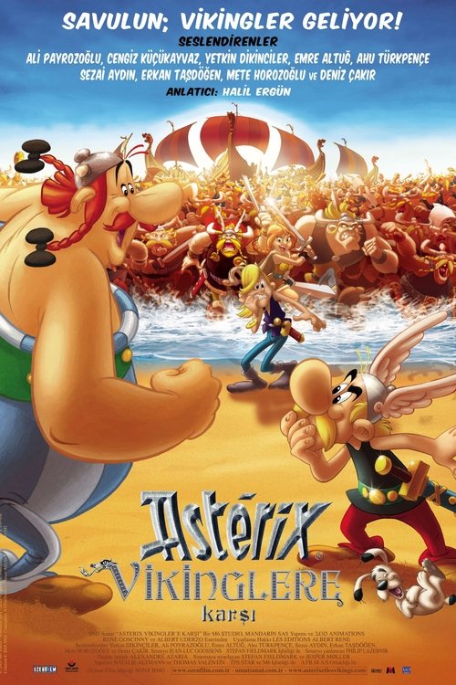 asteriks vikinglere karşı poster
