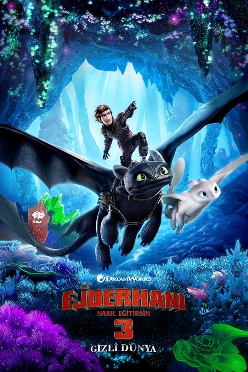 ejderhanı nasıl eğitirsin 3: gizli dünya poster