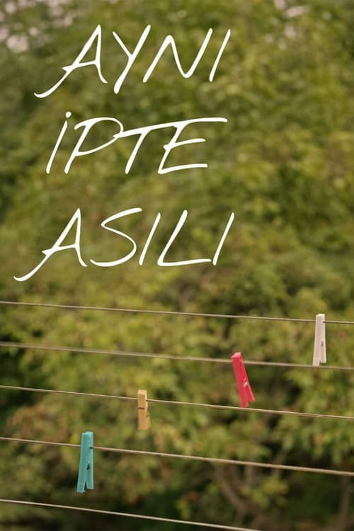 aynı i̇pte asılı poster