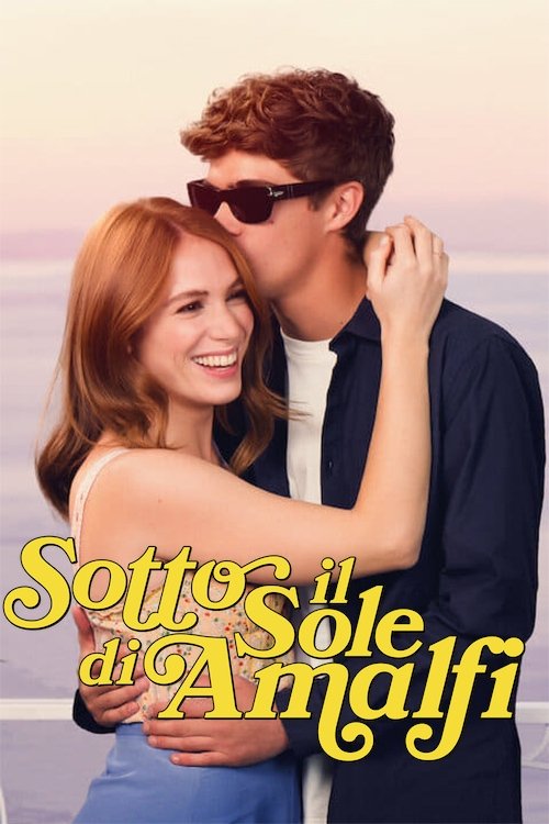 amalfi güneşi altında poster