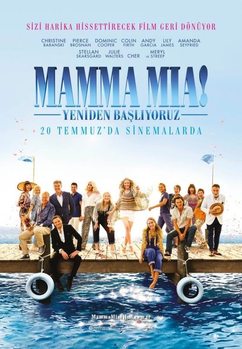 mamma mia!: yeniden başlıyoruz poster