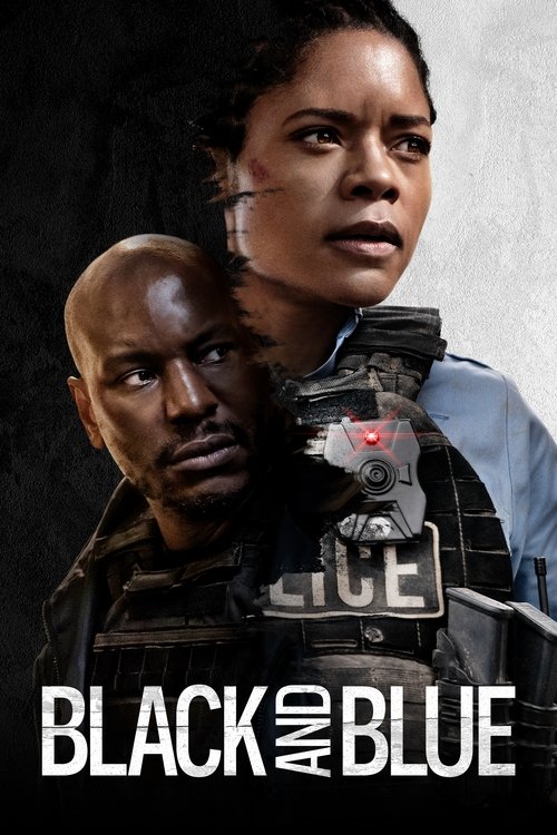 siyah ve mavi poster